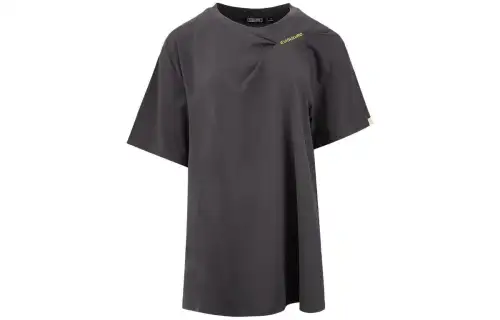 EVISU Short Sleeved Dress Women's Dark Gray