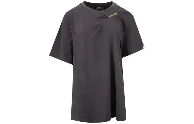 EVISU Short Sleeved Dress Women's Dark Gray