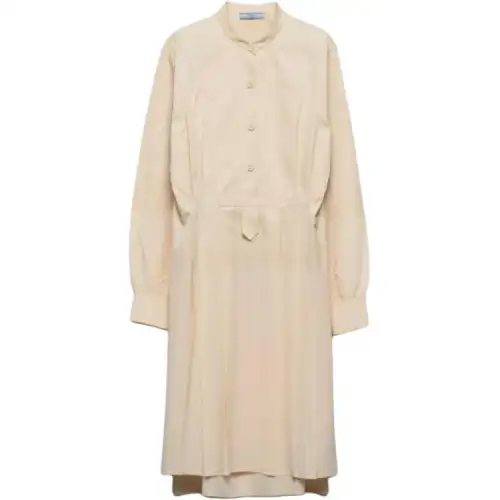 PRADA Gradient-effect Silk Midi Dress