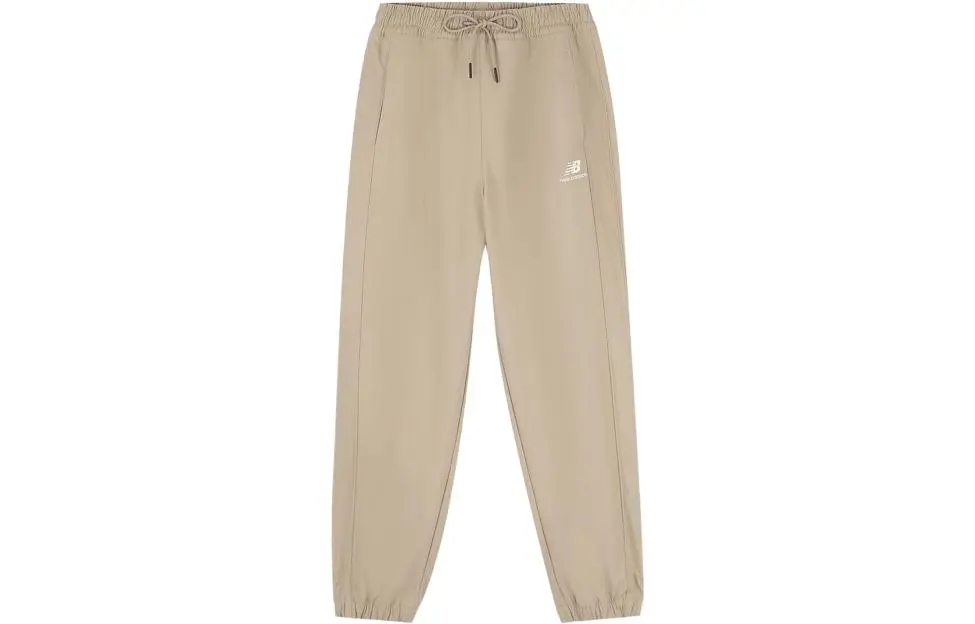 New Balance Knitted Sweatpants Women's Khaki Moderate Cuffed Pants