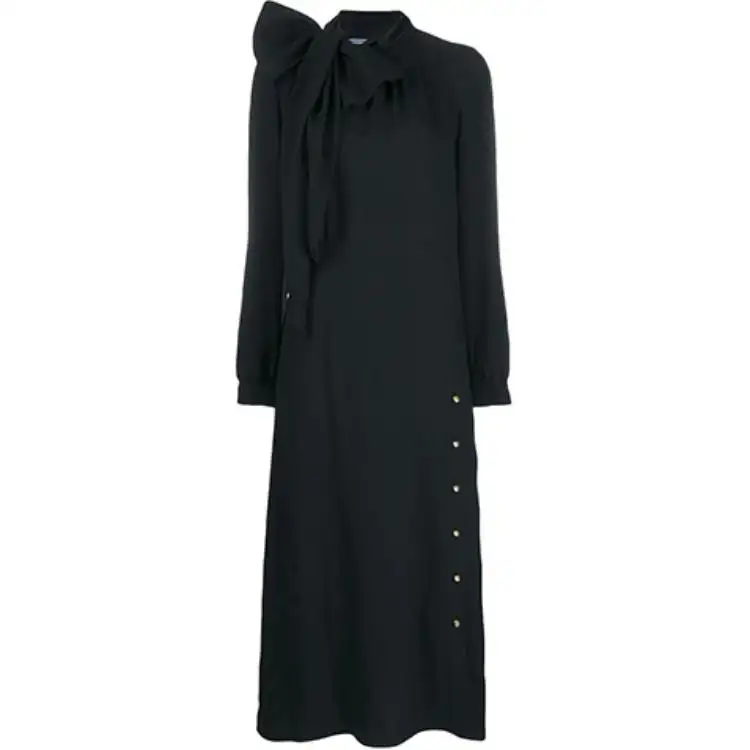 PRADA Long Sleeved Dress Women's Black