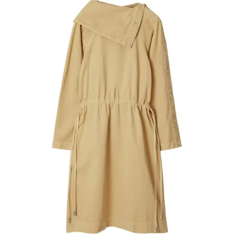 Burberry SS24 Long Sleeved Dress Women's Sandy Beige