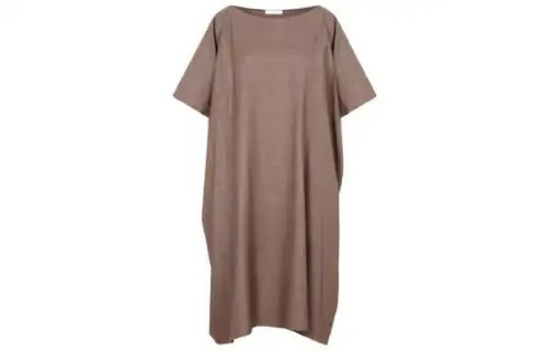 THE ROW FW22 Short Sleeved Dress Women's Brown