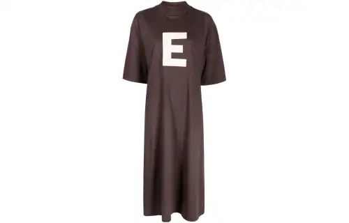 Fear Of God Essentials 3/4 T Shirt Dress 'Plum'