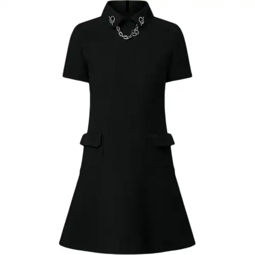 Lv Lv Chain Tailored Dress