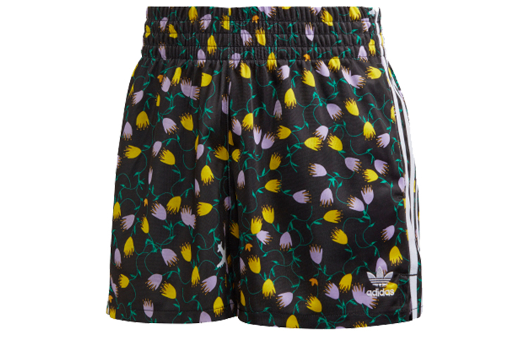Женские шорты adidas originals Aop Shorts (черные) — фото 1