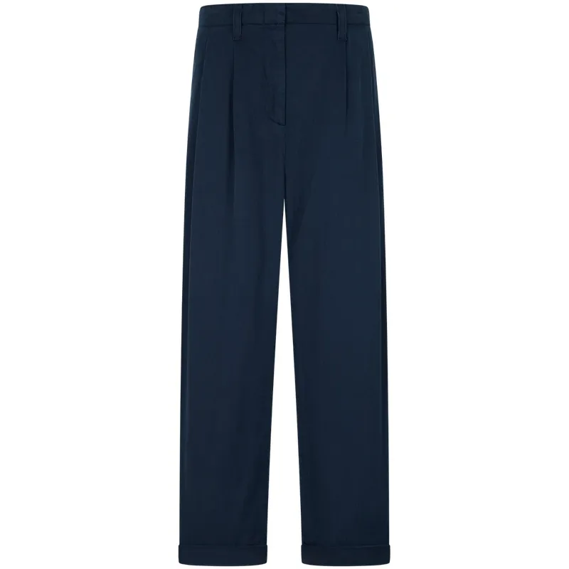 Tommy Hilfiger Elegant Pleated High-Waist Trousers