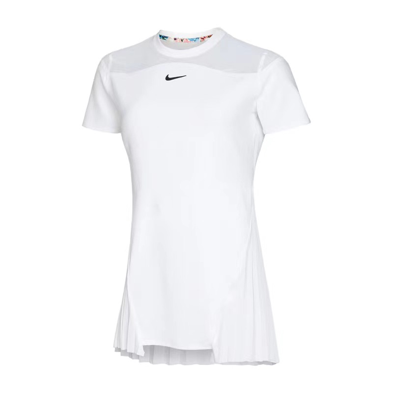Nike Women's Court Dri FIT Slam Tennis Dress White