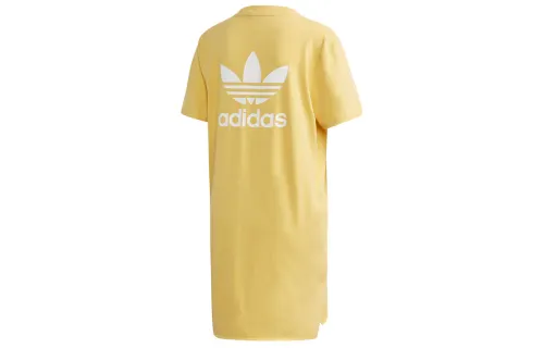 Adidas Originals Short Sleeved Dress Women's Yellow