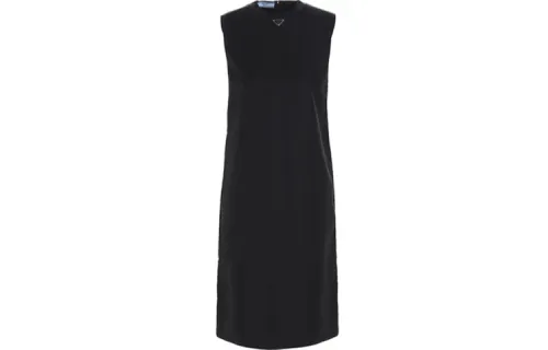 PRADA Sleeveless Shift Midi Dress