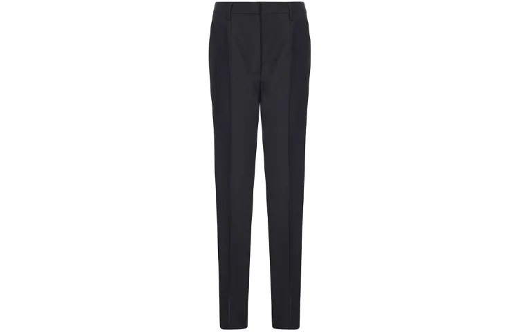 PRADA Suit Pants Women's Black Moderate Slim Fit Pants