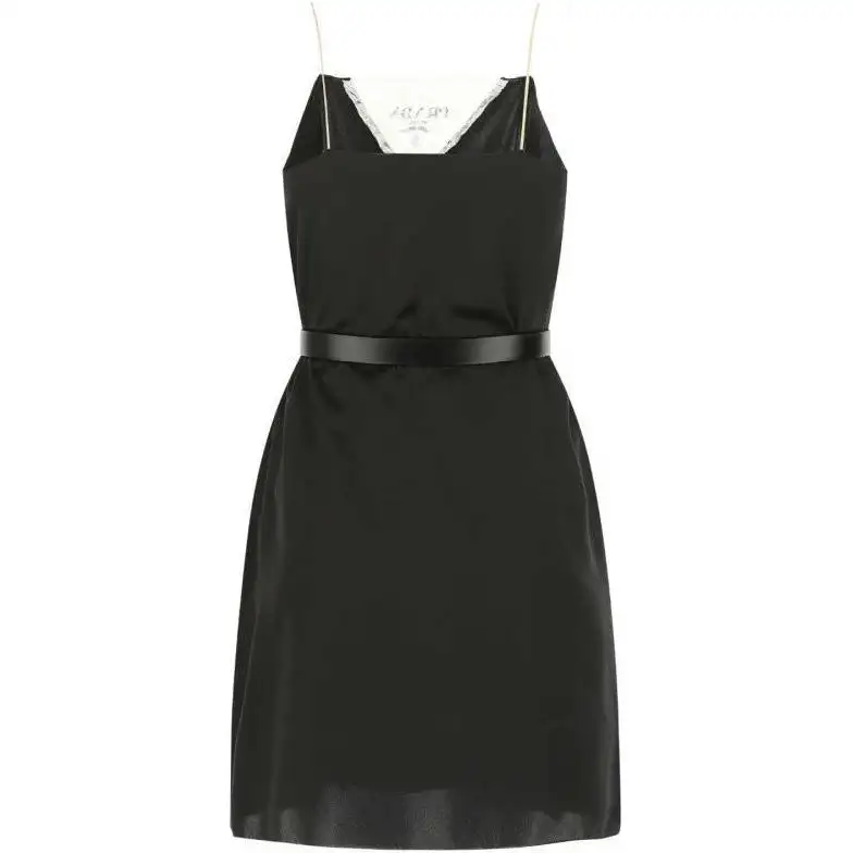 PRADA SS22 Sleeveless Dress Women's Black