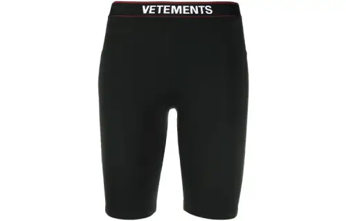 Vetements Casual Shorts Women's Black Moderate