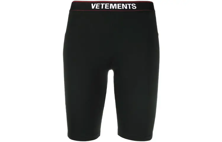 Vetements Casual Shorts Women's Black Moderate