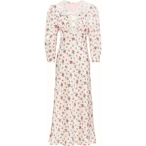MIU MIU Long Sleeved Dress Women's Pink