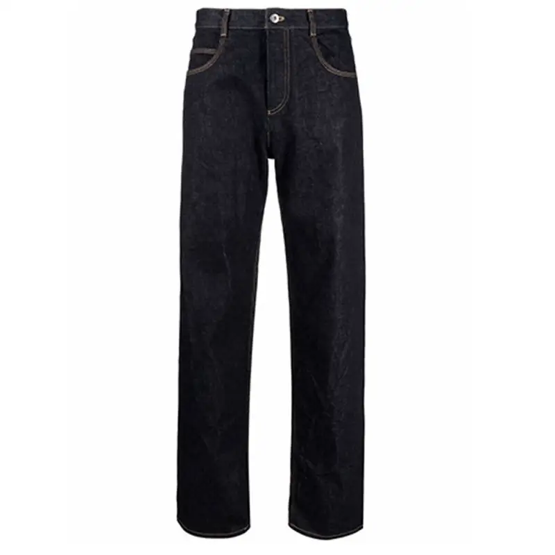 Bottega Veneta FW21 Solid Color Jeans Women's Blue