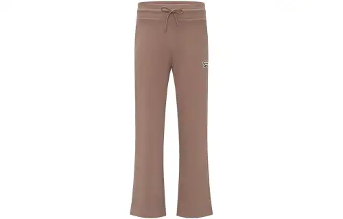 Reebok Knitted Sweatpants Women's Russet Moderate Wide Leg Pants