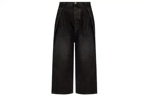 LOEWE Jeans Women's Black Moderate Wide Leg Pants
