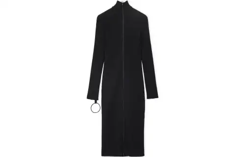 LOEWE FW22 Long Sleeved Dress Women's Black
