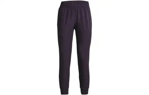 Under Armour Unstoppable Knitted Sweatpants Women's Formal Wear Purple Moderate Cuffed Pants