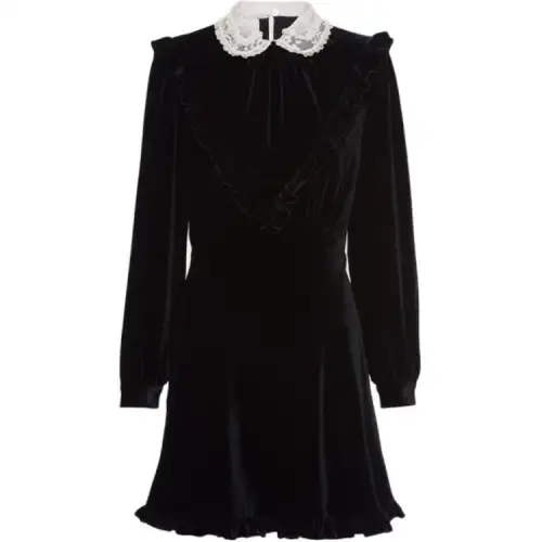 MIU MIU Long Sleeved Dress Women's Black