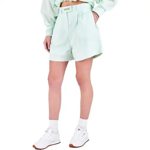Reebok Casual Shorts Women's Light Green Moderate