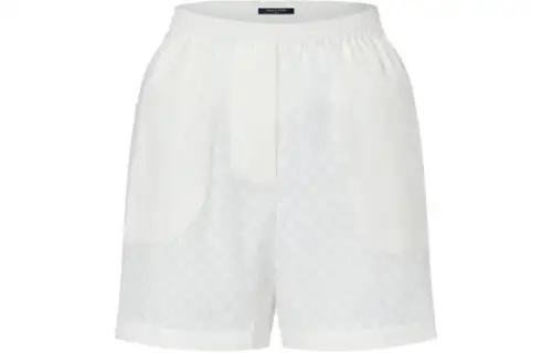 LOUIS VUITTON Monogram Fil Coupé Pajama Shorts