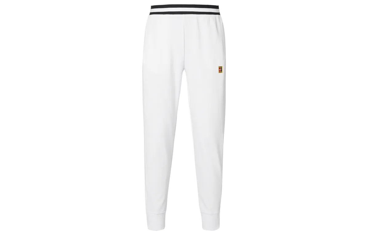 Nike Knitted Sweatpants Women's White Moderate Cuffed Pants