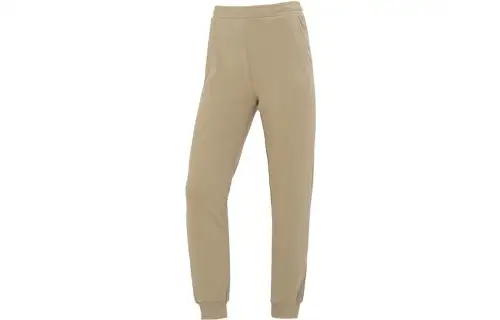 Skechers Knitted Sweatpants Women's Beige Brown Moderate Cuffed Pants