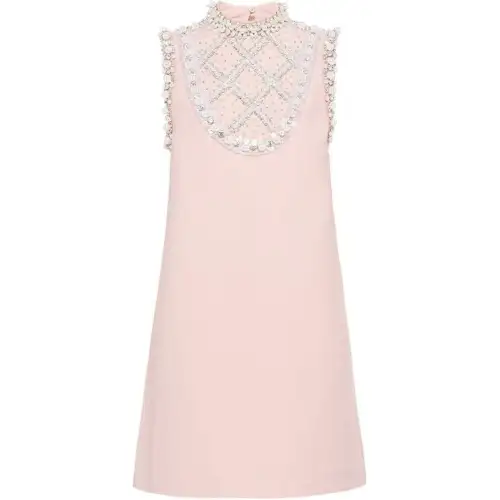 【Previous Season】pearl-embellished mini dress