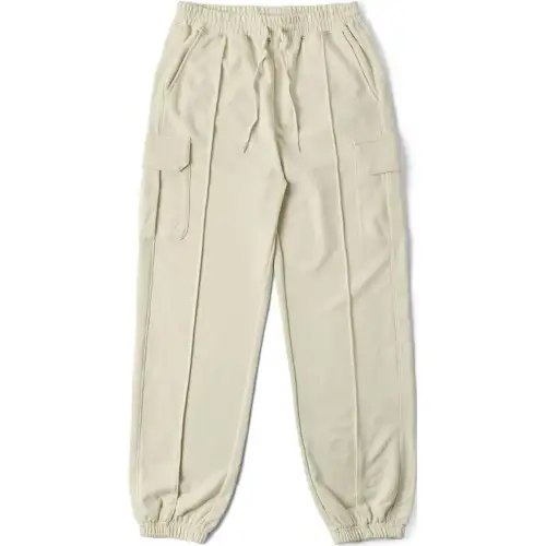 Vans Casual Pants Women's Ecru Moderate Cuffed Pants