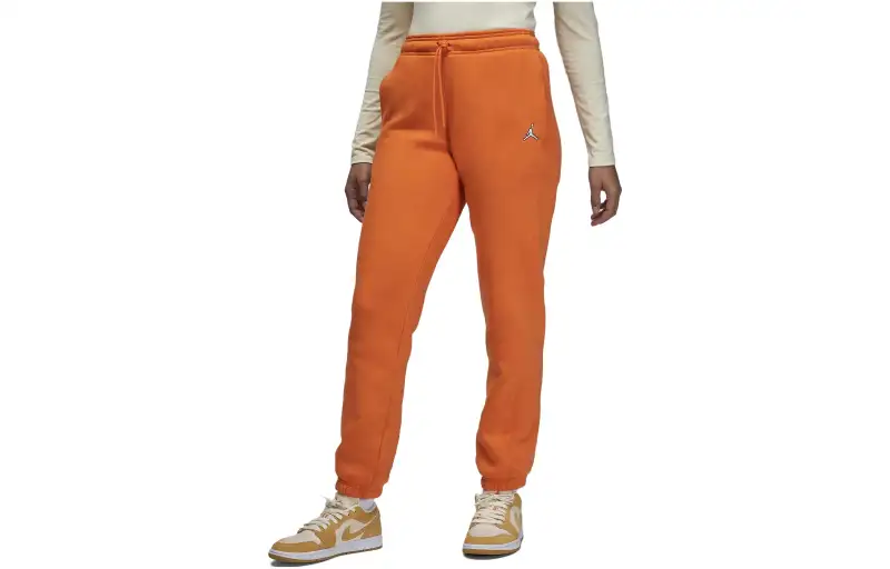 Jordan logo-embroidered fleece trousers