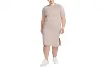 Nike Sportswear Essentials Short Sleeved Dress Women's Diffused Taupe
