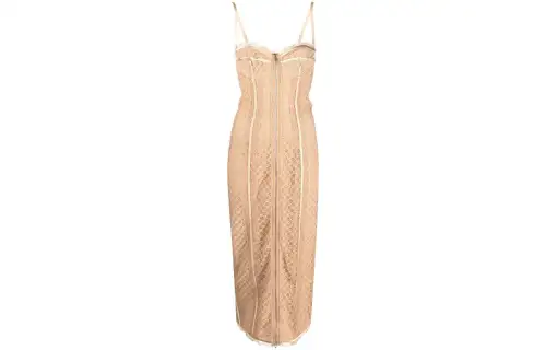 【Previous Season】GG-lace corset midi dress