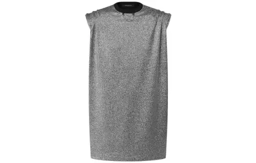 LOUIS VUITTON Straight-Cut Glitter Dress
