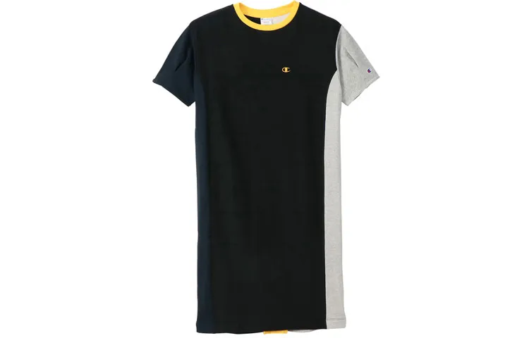 Champion Short-Sleeved Dresses Women's Crew Neck Mid-Length