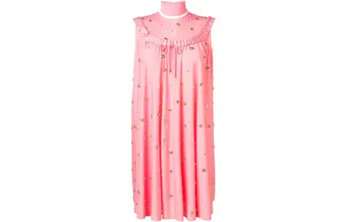 MIU MIU SS22 Sleeveless Dress Women's Pink
