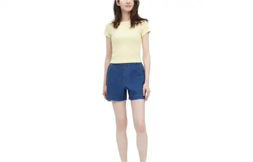 UNIQLO Casual Shorts Women's Dark Blue Moderate