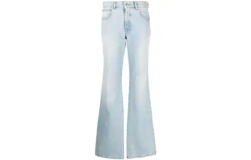 OFF-WHITE Bleach Baby baggy flared jeans