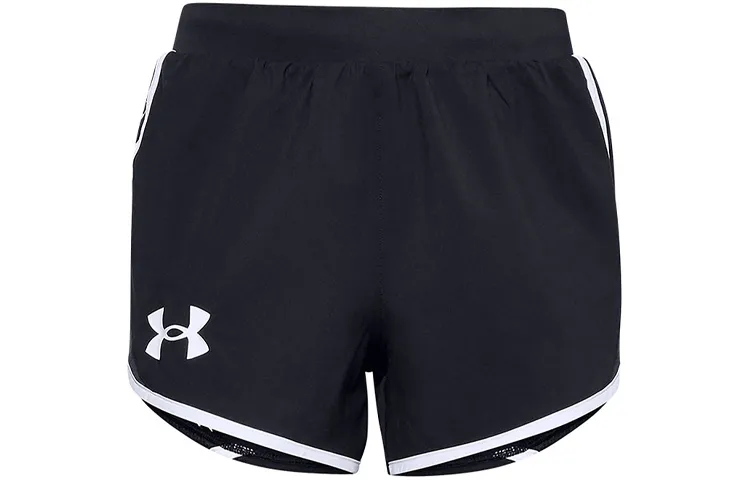 Under Armour Casual Shorts Women's Black Moderate Straight Fit Pants