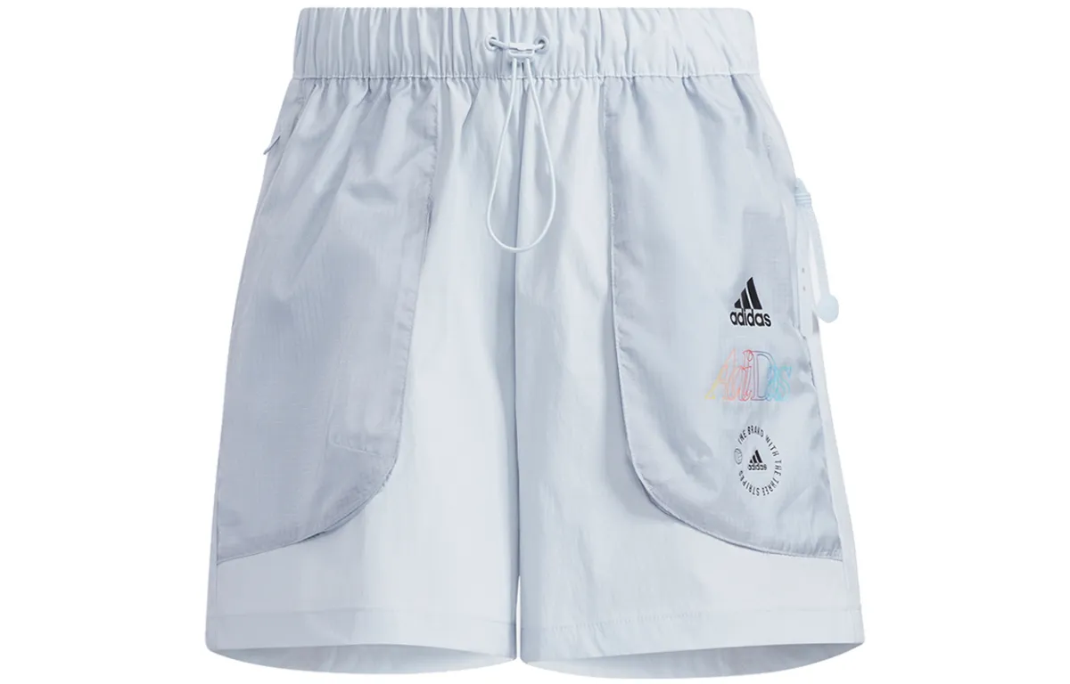 Adidas Casual Shorts Women's Blue Moderate