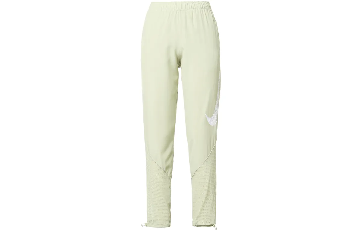 Nike Running Pants Women's Green Moderate Straight Fit Pants