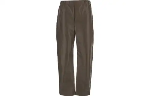 Bottega Veneta FW23 Leather Pants Women's Light Brown