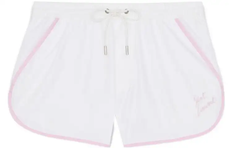 SAINT LAURENT Rive Droite Series Shorts Women's White