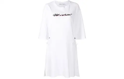 OFF WHITE SS21 Long Sleeved Dress Women's