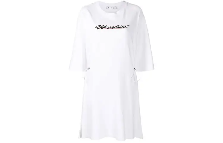 OFF WHITE SS21 Long Sleeved Dress Women's