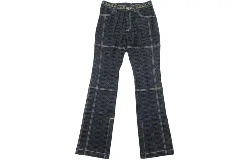 Li Ning Jeans Women's Black Moderate Straight Fit Pants
