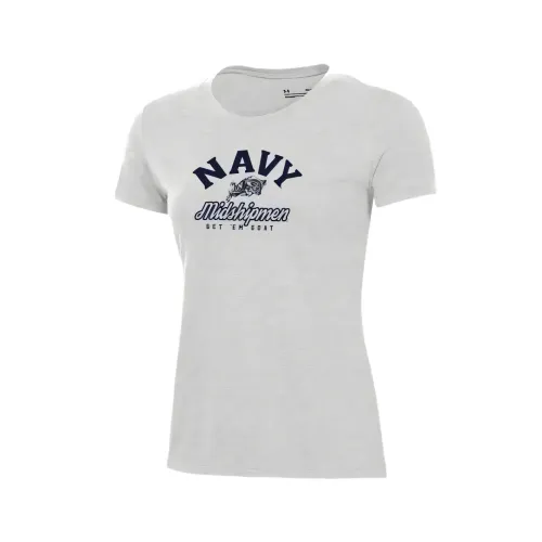 Under Armour CollegiatePerformance Cotton Regular T Shirt Women's Gray