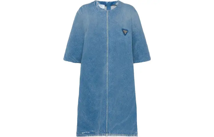 PRADA FW21 Short Sleeved Dress Women's