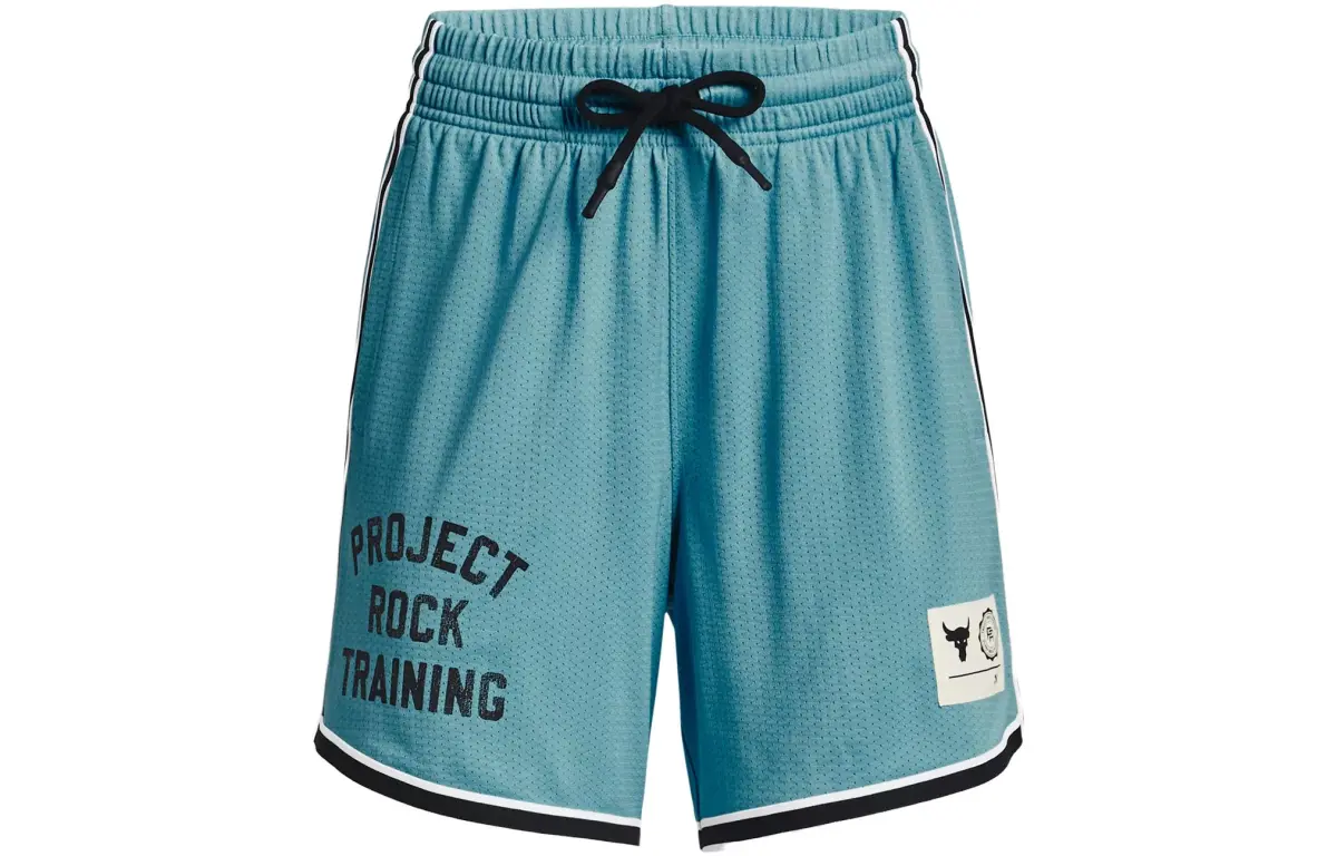 Under Armour Project Rock Casual Shorts Women's Glacier Blue Moderate